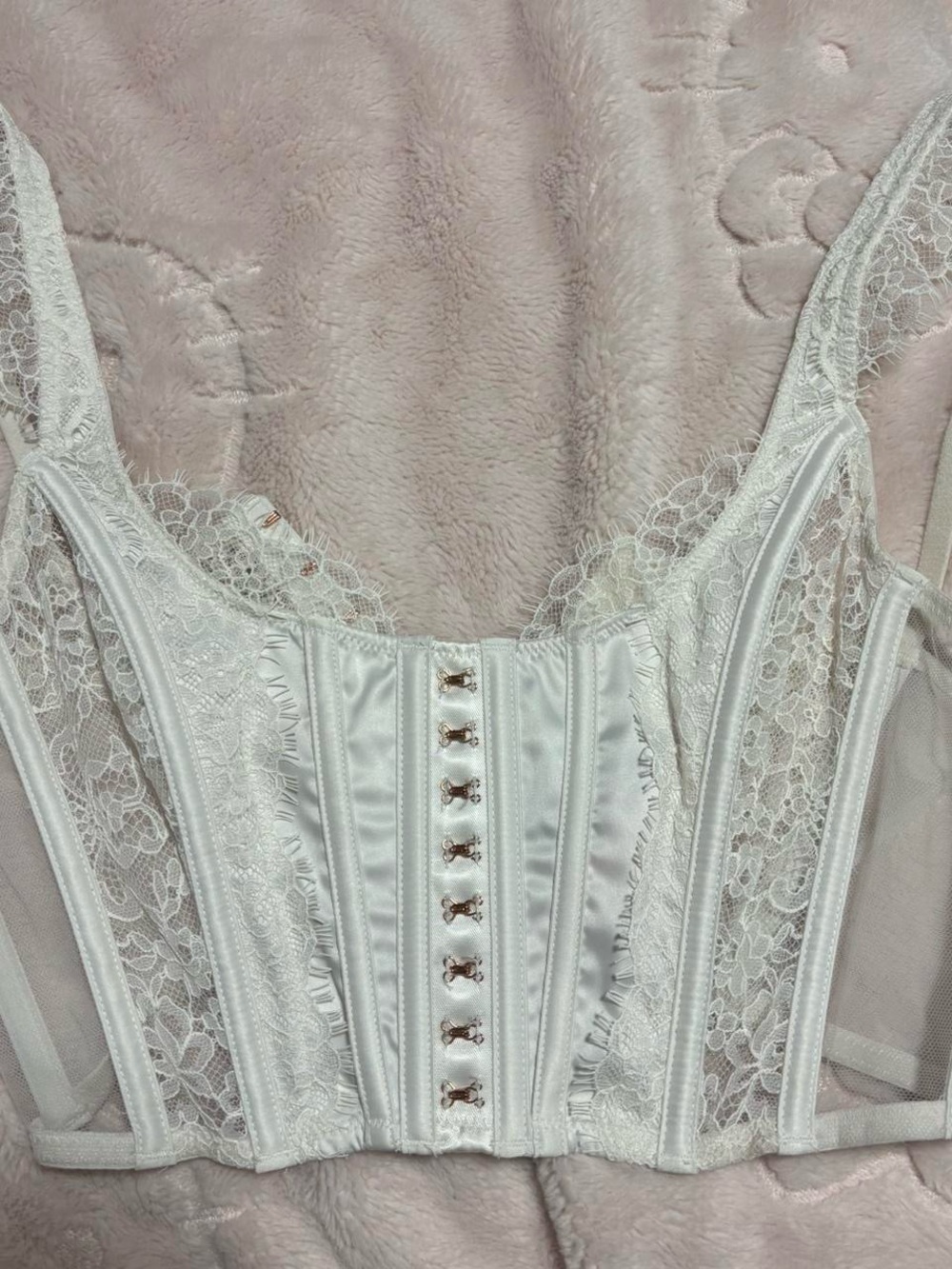 victoria secret Lace Satin Corset Top
